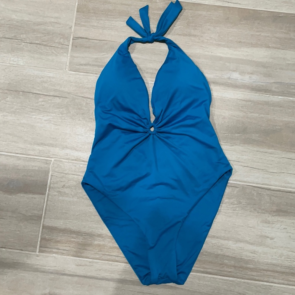 Soluna Dark Turquoise Swimsuit NWOT